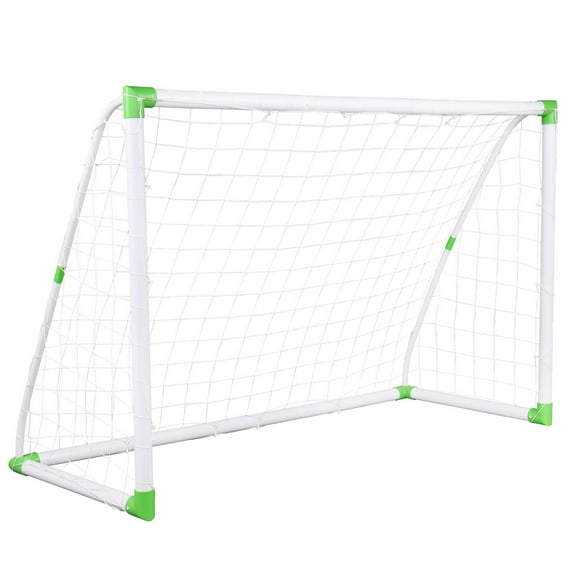 Ktaxon 6' x 4' Football Soccer Goal with Net Straps, Anchor Ball Training Sets Sports