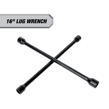 Hyper Tough Automotive 16-inch Lug Wrench, Carbon Steel