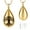 Gold, variant on Tree of Life Urn Necklaces for Ashes Teardrop Cremation Jewelry for Ashes Memory Jewelry for Women Men