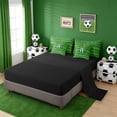 thumbnail image 3 of Erosebridal Football Goal 7pcs Bedding Comforter Set,Soccer Court Print Queen Bedding Sets For Kids Boys,Reversible Black, 3 of 7