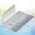 thumbnail image 6 of CATIEBYE 1Pcs Wall Mount Holder Stainless Steel Soap Rack for Kitchen and Bathroom 12*8.5in Silver, 6 of 8