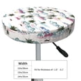 thumbnail image 2 of palm tree island_B Round Bar Stool Seat Covers, Elastic Round Chair Cover Stool Seat Slipcover Bar Stool Cushions Round Pad for 12-14 inch, 2 of 5