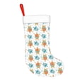 thumbnail image 2 of Balery Sea Turtle Pattern Christmas Stockings with Initials, 18" Large Knit Christmas Stocking,Xmas Stocking for Kids, Holiday and Family Stocking, 2 of 7