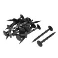 thumbnail image 1 of Garden Parterre Plastic Weed Tools Securing Peg Nail Black 15.5cm Length 20pcs, 1 of 4