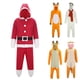 thumbnail image 3 of Mono de Navidad para mujer, pijama de franela, traje de Cosplay de Papá Noel, Palysuit de felpa, ropa de dormir femenina, pijama con capucha, 3 of 3