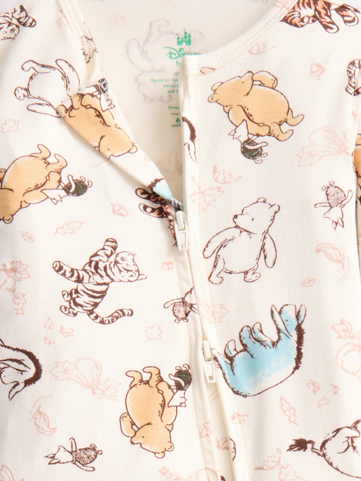 Disney Winnie The Pooh Baby Boys Sleep & Play Footed Pajamas, One Piece, Sizes NB-6/9M