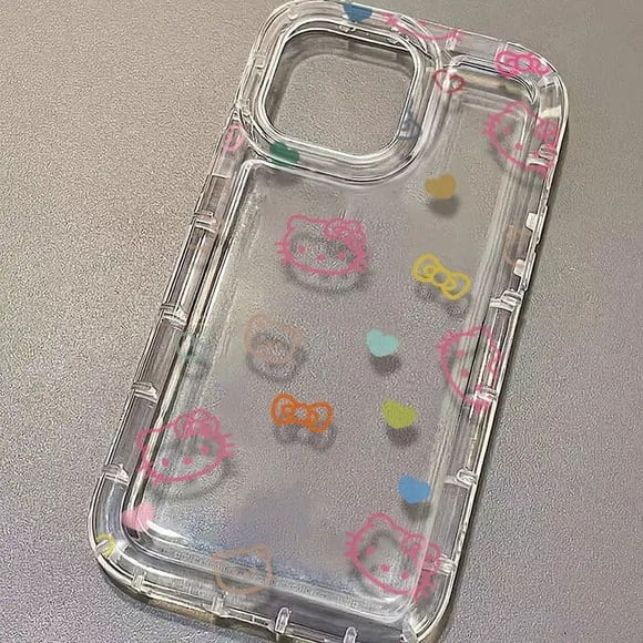 Transparent Case for Xiaomi Redmi Note 12 Turbo 12S 11 11S 10 10S 9 9S 8 Pro 12C 10C 10X 9T 9A Cartoon Hello Kitty Melody Cover LXY
