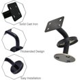 thumbnail image 4 of 6 Pcs Stainless Steel Stair Handrail Bracket, Heavy Duty Stair Rail Support, Railing Brackets For F, 4 of 5