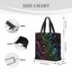 thumbnail image 3 of Balery Rainbow Glitter Bolsa de Mano para Mujeres con Cremallera, Bolsa de Gimnasio con Compartimentos, Bolsa para Laptop, Bolsa para Trabajo, 3 of 7