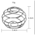 thumbnail image 5 of Vruelia 2 Pieces Blender Ball Professional Stainless Steel Cup Bottle Mixed Balls Drinks Shaker Accessory Mixing Accessories 2pcs, 5 of 5
