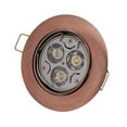 thumbnail image 3 of Ensemble de 4 Downlights Encastrés en Laiton pour Plafond et Downlight Inclinable GU1 Mains, 3 of 11