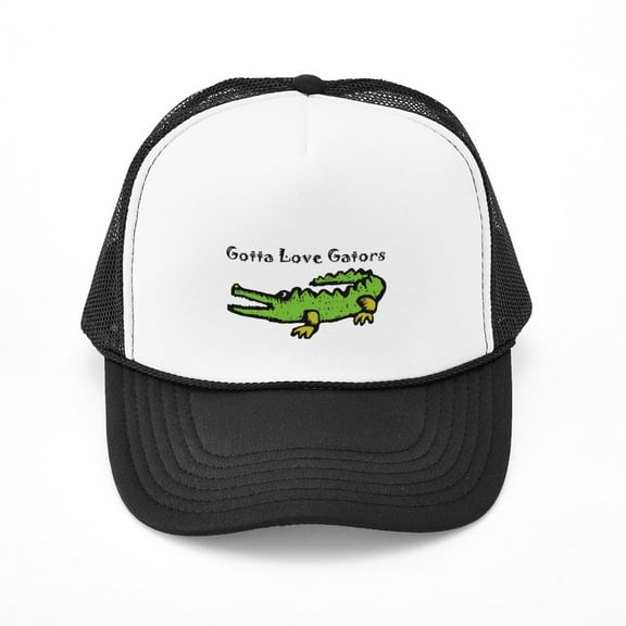 CafePress - Gotta Love Gators - Adjustable Unisex Printed Trucker Hat with Mesh Back