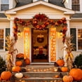 thumbnail image 7 of Thanksgiving Door Couplets Set, Fall Decor Outdoor Indoor Home Decor Accents, Pumpkin Maple Leaf Turkey Door Hanging for Entryway, Home, Holiday Decor, 7 of 7