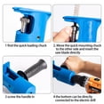 thumbnail image 3 of Fufafayo under $5 1Pcs Reciprocating saw, Reciprocating Saw Attachment, 3 Blades Saw for Wood and Metal Cutting, Drill-Powered Saw for DIY Projects, Efficient Cutting Tool for Pipe and Plastic, 3 of 9