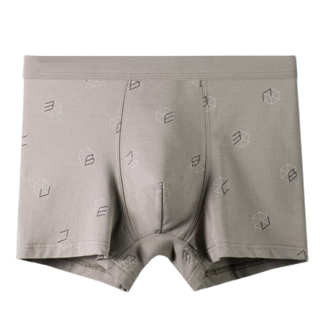 Mens Underwear Boxer Mens Digital Printing Breathable Close Fitting Comfortable Boxers