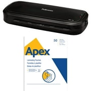 Fellowes Laminator with 50pk Laminating Pouches Bundle