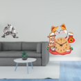thumbnail image 2 of Escultura de animal moderna, figura decorativa de mesa, reloj de pared silencioso para sala de estar, oficina, dormitorio, cocina, decoración de armar, 2 of 8