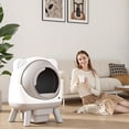 thumbnail image 6 of -Cleaning Litter Box with App Control and Safety Sensor |Ideal for Multi- Households | Health Monitoring Features, Set Includes Leak-Proof Mat and Litter Bags, 6 of 6