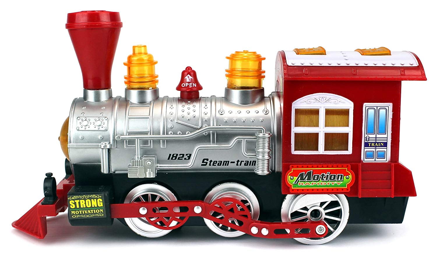 bubble blowing toy train