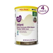 Parent's Choice Infant Baby Formula Powder with Iron, 36 oz, 4 Pack