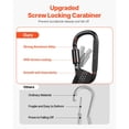 thumbnail image 4 of 5 Pack Retractable Tool Lanyard with Locking Carabiner,36-71 " Safety Tether for Roofing&Construction,19.8LB Weight Capacity, 4 of 12