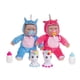 thumbnail image 2 of JC Toys Lots to Cuddle Babies 12-inch Small Soft Twin Baby Dolls Unicorn Theme| Washable | Pink and Blue | Includes Play Unicorns, Bottles, Pacifiers| for Children 12 Months +, 2 of 5
