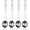 1Tbsp/4pcs, variant on 4 Pack Coffee Scoop Spoons Set, 1 Tbsp (15ml) & 2 Tbsp (30ml) Stainless Steel Measuring Spoons with Long Handle, Polished Round Scoops for Ground Coffee, , Protein  and Spices