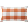 thumbnail image 2 of Decoración Retro Checkers Plaids Fundas de almohada de lino de algodón 12X20 pulgadas Fundas de almohada decorativas de granja Funda de cojín para sofá cama Juego de 4 Namotu CZJJ-ZC9, 2 of 5