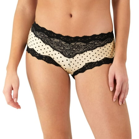 Maidenform® Cheeky Hipster Underwear 40823 Color: Sandshell Dots Size: 5