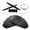 Black - Polarized + Black Rubber Kit(Earsocks+Temple Socks), variant on Walleva Titanium Polarized Vented Replacement Lenses for Oakley Juliet Sunglasses