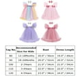 thumbnail image 7 of IDOPIP Toddler Baby Girls Sequins Bow Tie Tutu Dress Rainbow Ruffle Tulle Princess Dress with Headband, 7 of 7