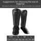 thumbnail image 4 of Protector de piernas de combate, protector de piernas de boxeo sanda para niños profesionales con empeine, protector de espinillas, protector de piernas de taekwondo, entrenamiento para adultos, 4 of 4