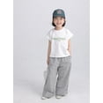 thumbnail image 2 of Family Matching Clothing 2025 Spring Summer Girls' Striped Wide Leg Pants Parent Child Outfits Kid's Casual Trousers, 2 of 6
