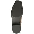 thumbnail image 6 of Journee Womens Aubrie Inside Zip Stacked Heel Booties, Widths Available, 6 of 10