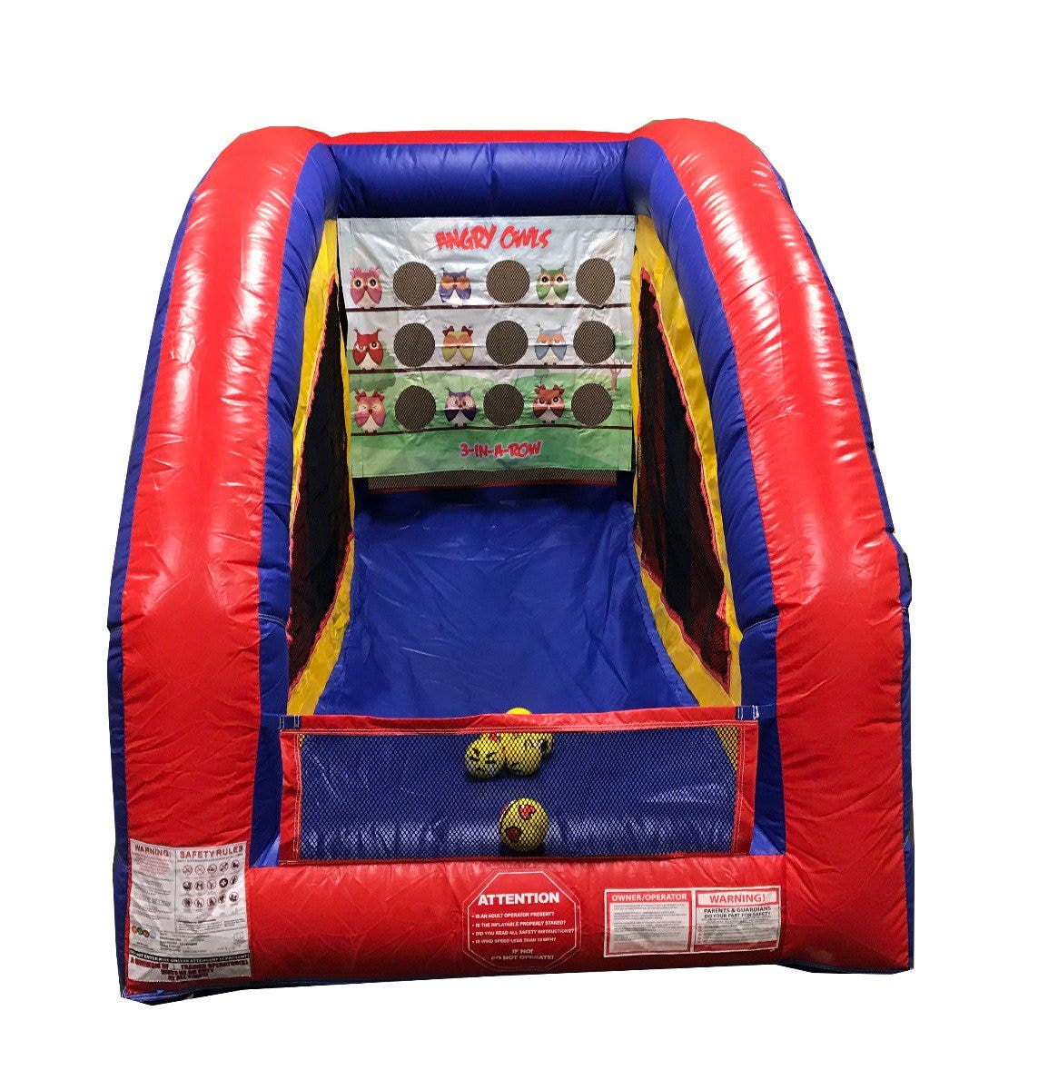 Pogo UltraLite Commercial Inflatable Air Frame Game, Angry Owls