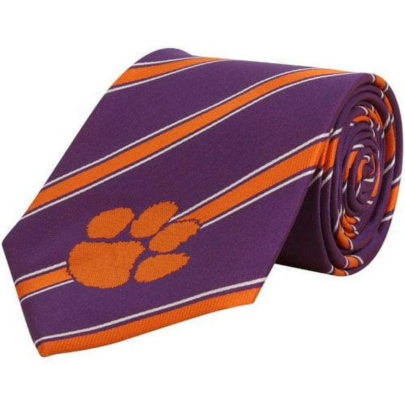 Men's Clemson Tigers Woven Poly Tie