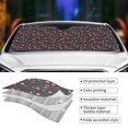 thumbnail image 3 of Yiaed Valentine'S Day Print Car Windshield Sunshade Front Auto Car Front Window Sun Shade Foldable Sun Visor Shield Cover Auto Accessories for Sedan SUV Truck-Small, 3 of 5