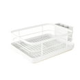 thumbnail image 1 of Dish Drying Rack with Integrated Cutlery Drainer and Utensil Holder for Efficient Kitchen Organization, 1 of 4