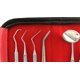 thumbnail image 2 of 8er Removedor de sarro Juego de cuidado dental Juego dental Instrumento dental/dentista Limpieza de dientes Sonda dental Juego de limpieza de dientes Cuidado dental Sarro Acero inoxidable, 2 of 4