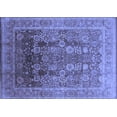 thumbnail image 1 of Ahgly Company Machine Washable Indoor Rectangle Oriental Blue Traditional Area Rugs, 2' x 3', 1 of 4