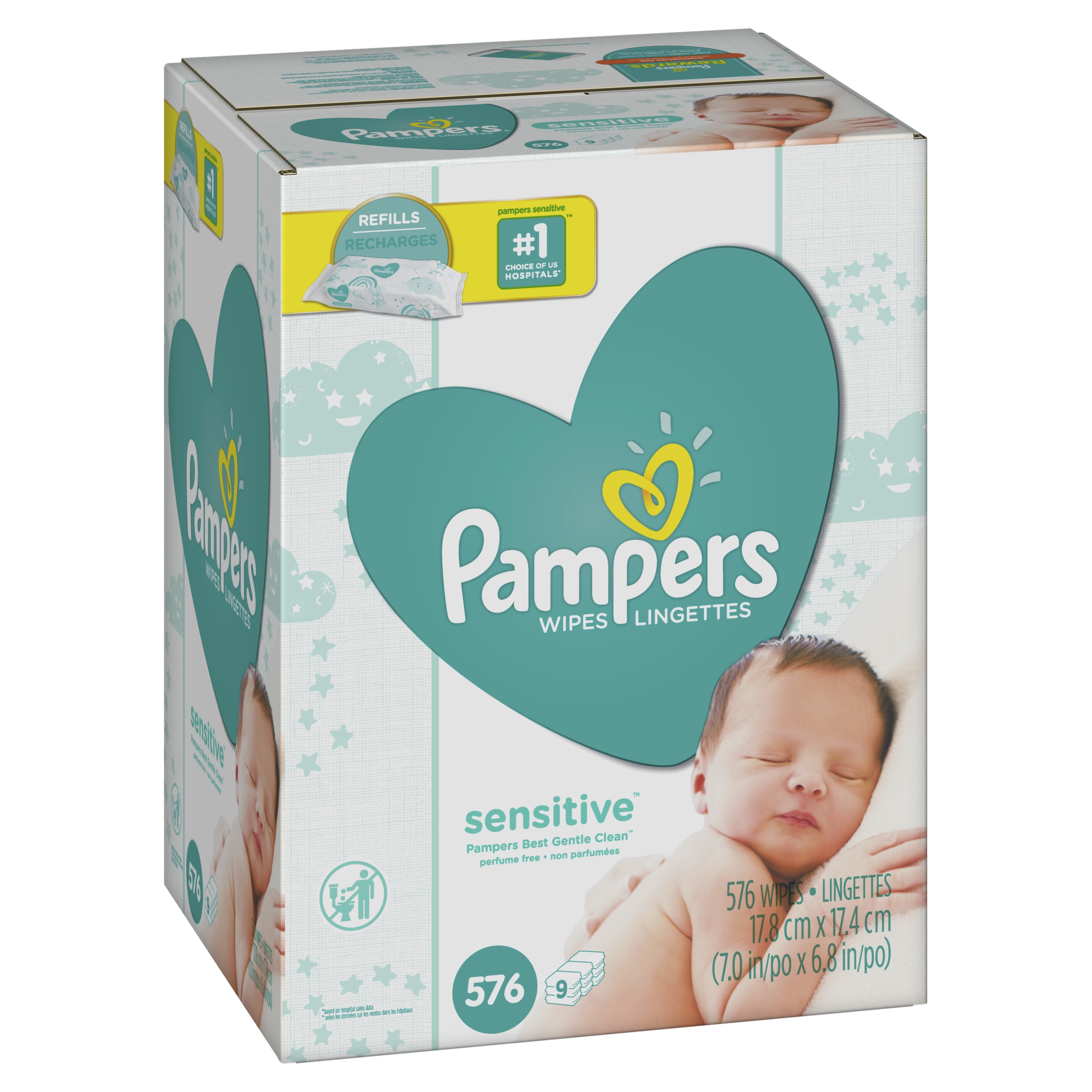 walmart pampers wipes 720