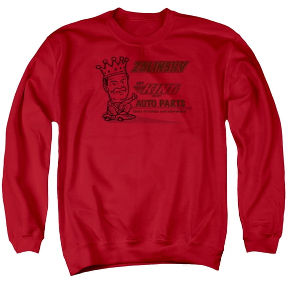 Tommy Boy Zalinsky Auto Adult Crewneck Sweatshirt Red