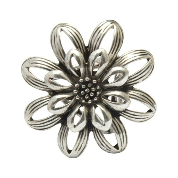 Sonducket Bufanda anillo elegante chal Clip oro plata bufandas broche exquisito abrigo abrazadera cierre titular regalos para mujer joyería Accesorios de disfraces