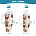 thumbnail image 3 of 40 oz Stainless Steel Tumbler Vacuum Insulated Leak Proof Stainless Steel Coffee Cup Water Bottles Cartoon Santa Claus, 3 of 9