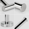 thumbnail image 2 of Bathroom Toilet Paper Holder, Premium SUS304 Stainless Steel Rustproof Wall Mounted Toilet Roll Holder for Bathroom, Kitchen, Washroom (1 Pack, Chrome Finish), 2 of 3