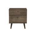 thumbnail image 3 of Midtown Concept Oslo Modern Nightstand with Storage, Brown, 3 of 5