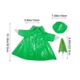 thumbnail image 3 of Waterproof Raincoat Set for Porch Goose - Complete 3-Piece Rainwear with Umbrella - Outdoor Weather Protection for Garden Statues, 3 of 6