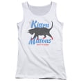 thumbnail image 1 of Its AlwayS/Sunny In Philadelphia Kitten Mittons Junior Women's Tank Top White, 1 of 1