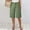 Army Green, variant on JJHGVB Cotton Linen Capris for Women Baggy Shorts Women Linen Bermuda Shorts for Women Pedal Pushers Below the Knee Resort Wear for Women Wide Leg Elastic Waist Women Linen Shorts Army Green L