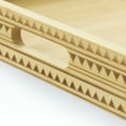thumbnail image 4 of Gibson Home 129405.01 15 in. Sadler Wood Serving Tray with Built-in Handle, 4 of 5